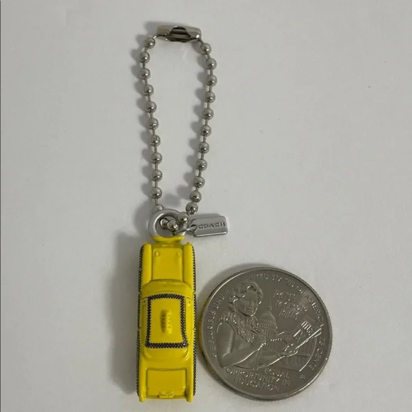 Coach Mini Taxi | Yellow Cab Metal Charm - Picture 9 of 10